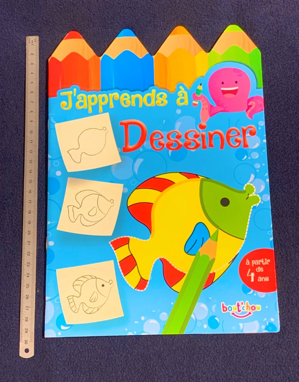Cahier J'apprends à dessiner" dès 4 ans